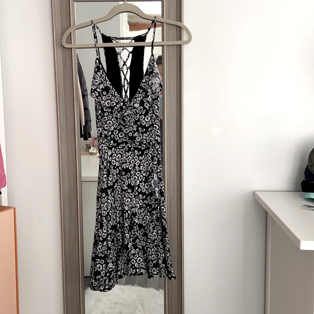 Black Floral Summer dress